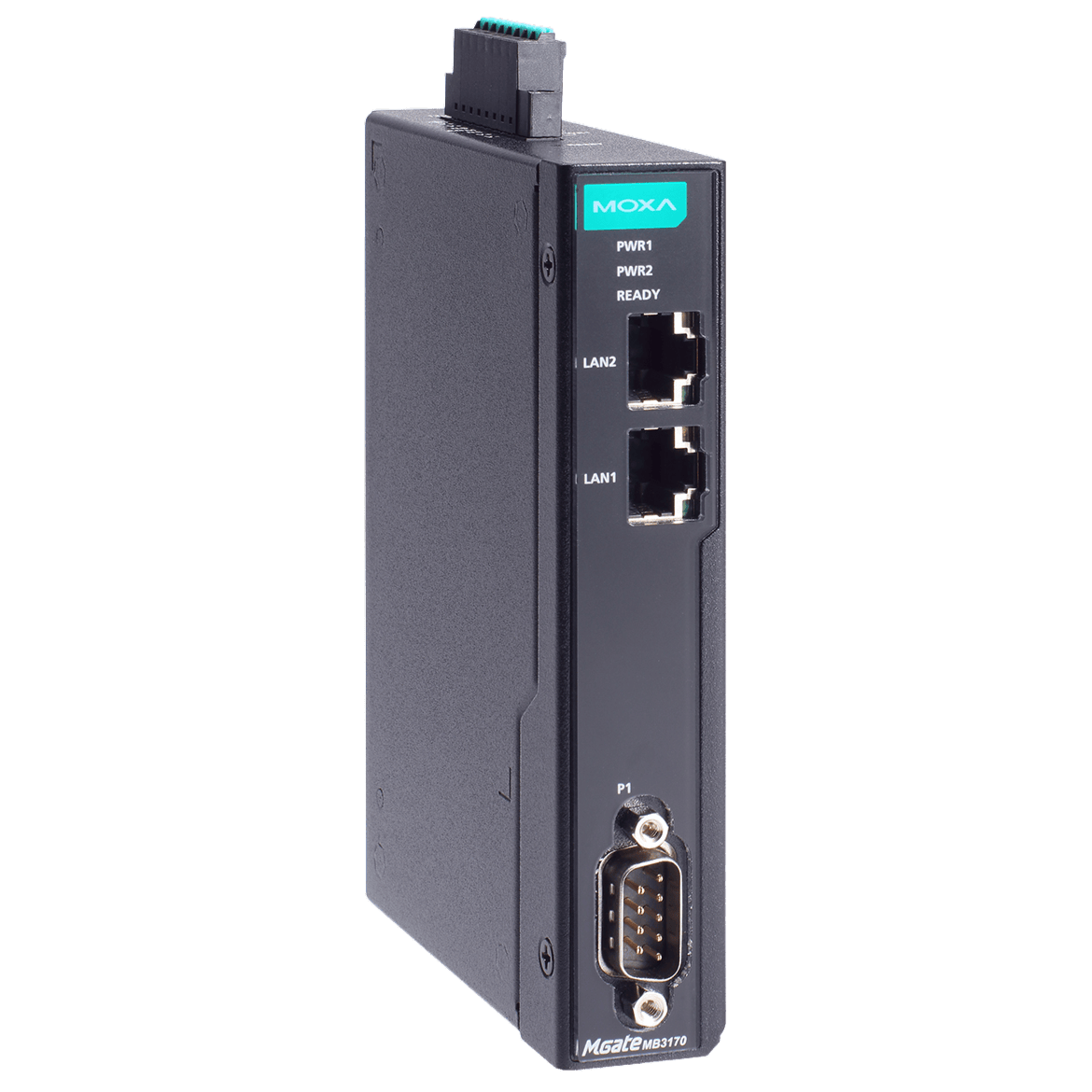 Moxa MGate MB3170-G2 1埠 進階 Modbus 閘道器